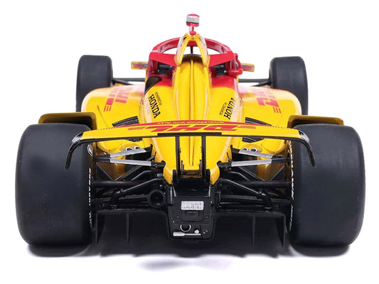 Dallara IndyCar #10 Alex Palou "DHL - Chip Ganassi Racing" Winner "Indianapolis 500" (2025) 1/18 Diecast Model Car by IXO Models IXO