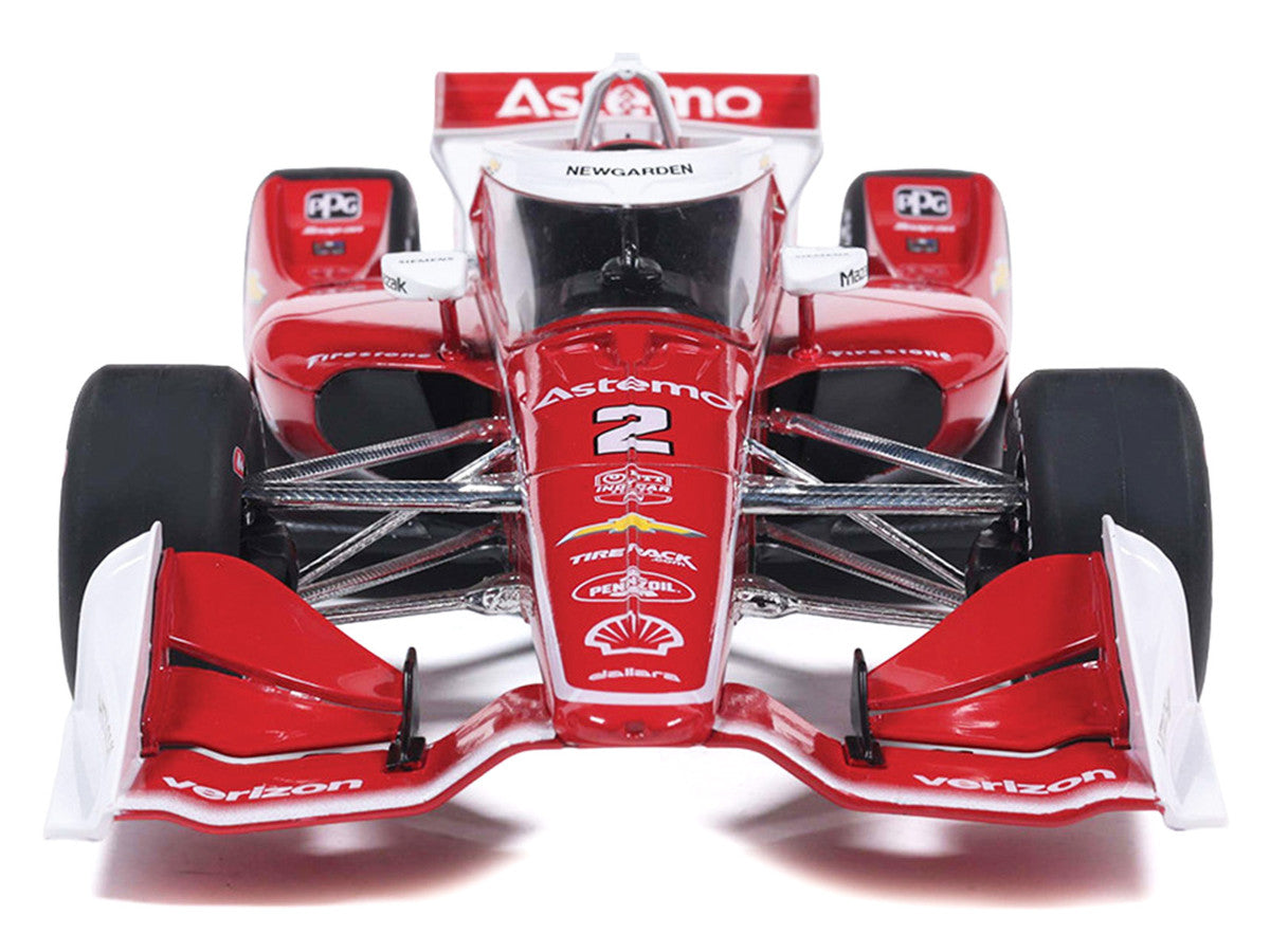 Dallara IndyCar #2 Josef Newgarden "Astemo" Team Penske (Road Course Configuration) "NTT IndyCar Series" (2026) 1/18 Diecast Model Car by IXO Models-3