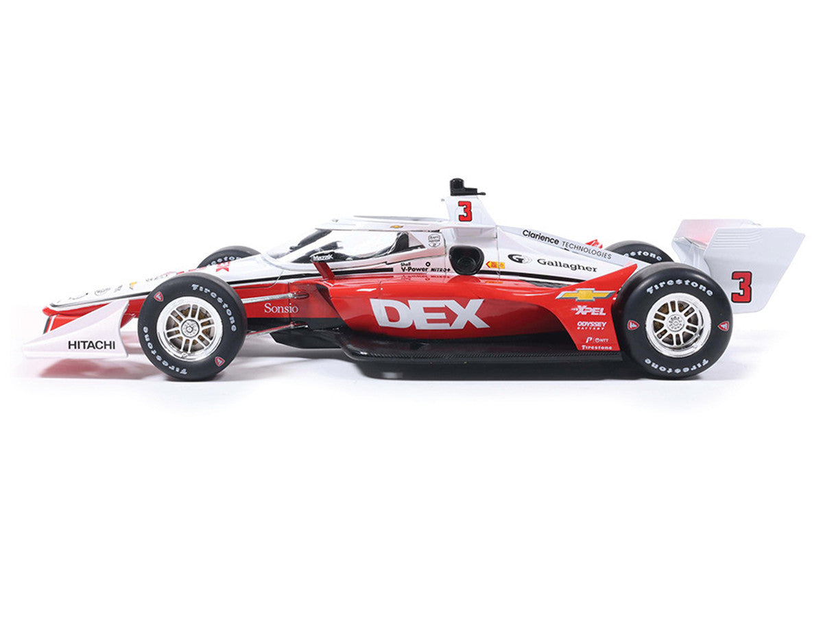 Dallara IndyCar #3 Scott McLaughlin "DEX" Team Penske (Road Course Configuration) "NTT IndyCar Series" (2026) 1/18 Diecast Model Car by IXO Models IXO