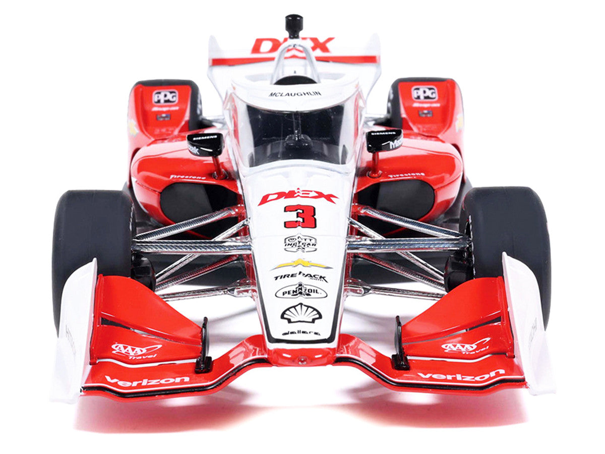 Dallara IndyCar #3 Scott McLaughlin "DEX" Team Penske (Road Course Configuration) "NTT IndyCar Series" (2026) 1/18 Diecast Model Car by IXO Models IXO