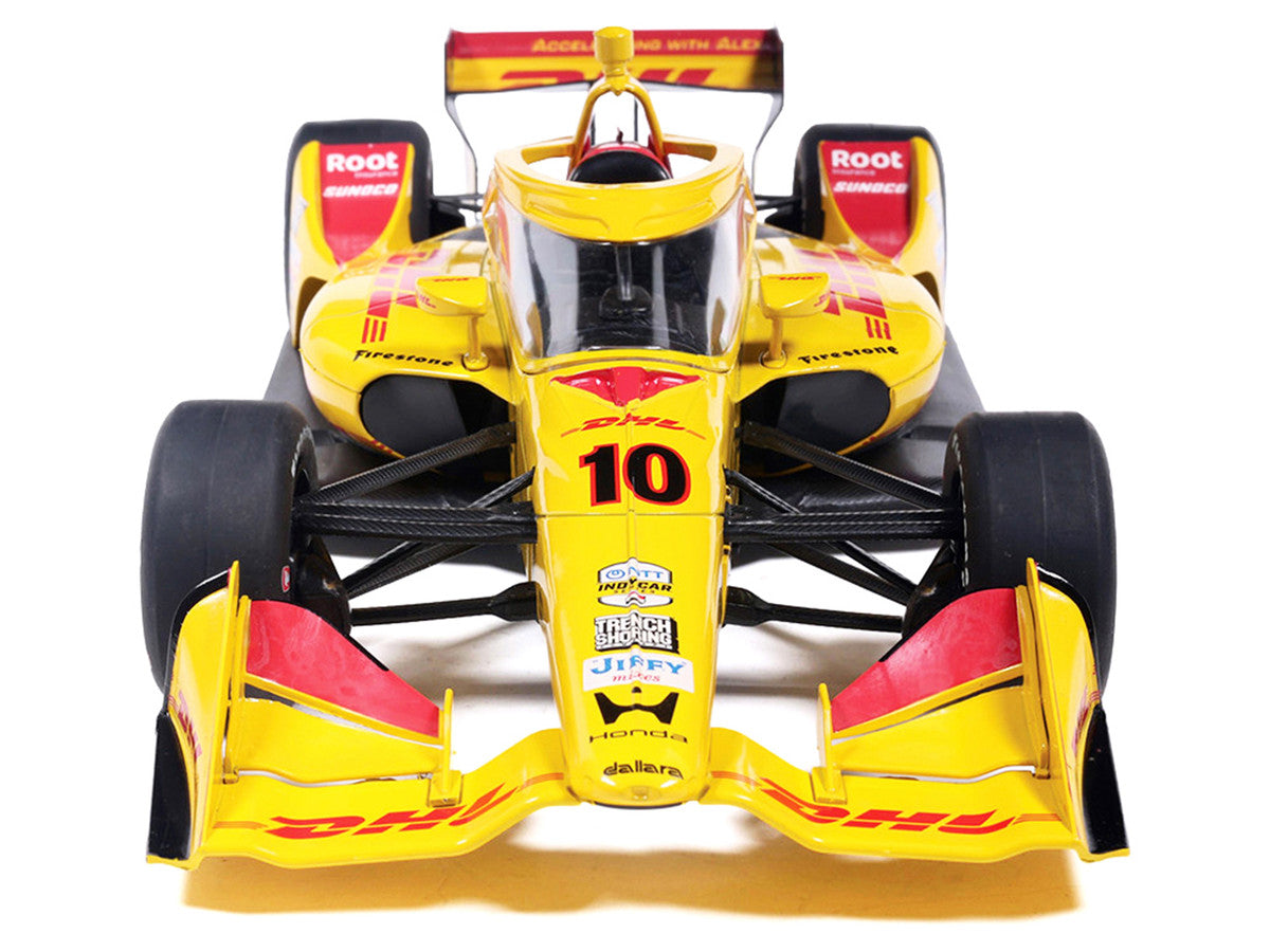Dallara IndyCar #10 Alex Palou "DHL" Chip Ganassi Racing (Road Course Configuration) "NTT IndyCar Series" (2026) 1/18 Diecast Model Car by IXO Models-3