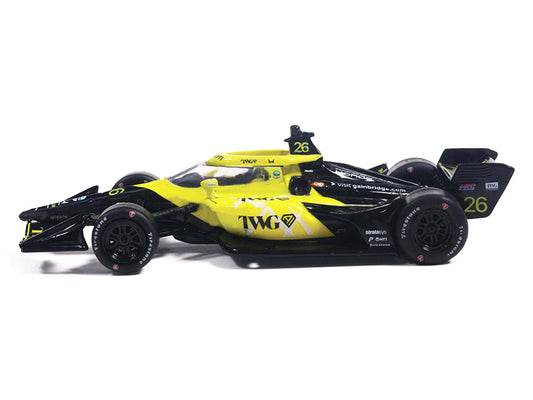 Dallara IndyCar #26 Will Power "TWG" Andretti Global (Road Course Configuration) "NTT IndyCar Series" (2026) 1/64 Diecast Model Car by IXO Models-0