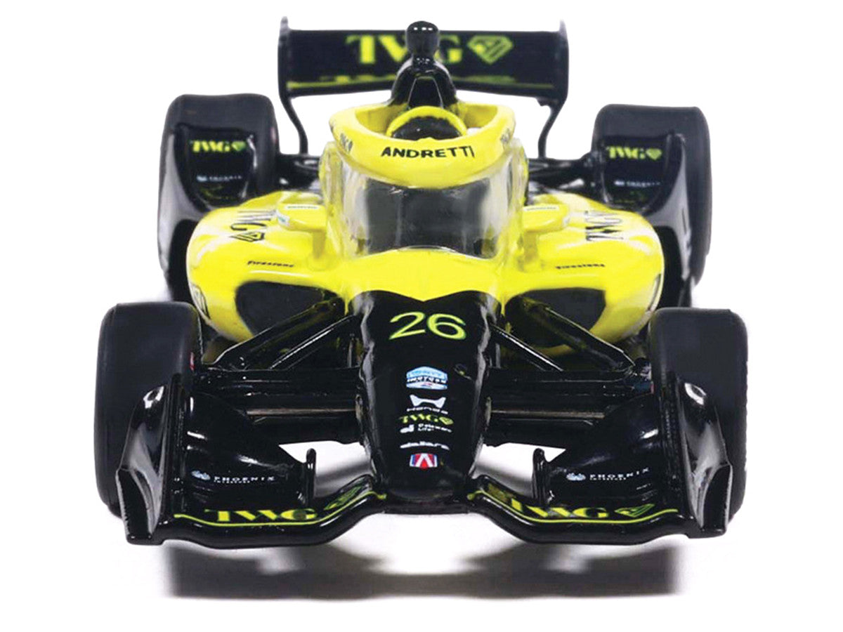Dallara IndyCar #26 Will Power "TWG" Andretti Global (Road Course Configuration) "NTT IndyCar Series" (2026) 1/64 Diecast Model Car by IXO Models-3