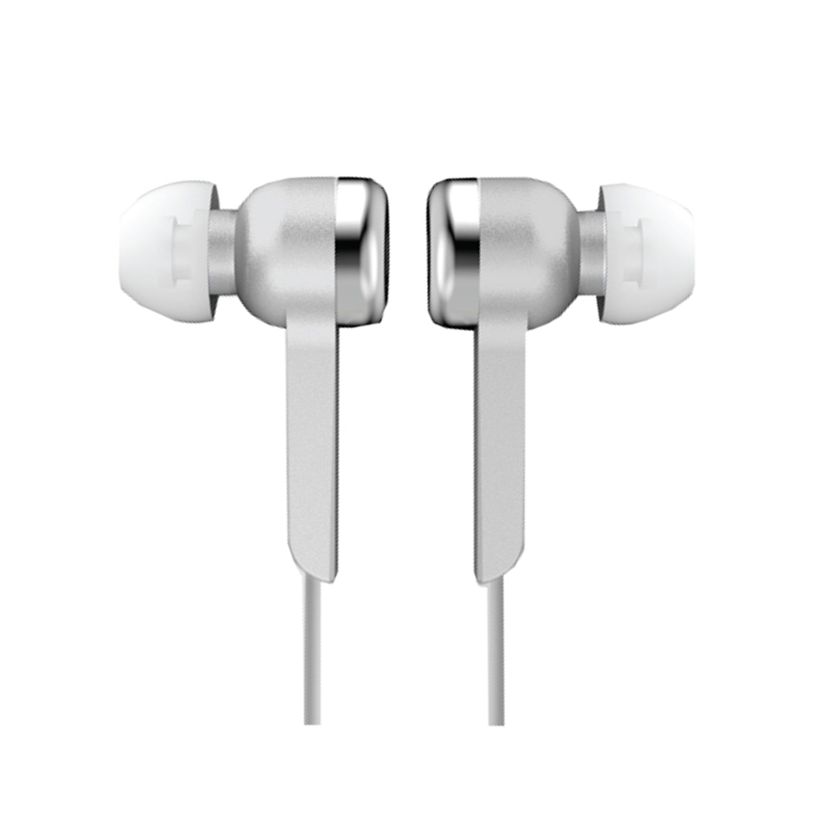 Supersonic Digital Stereo Earphones-Silver W2B