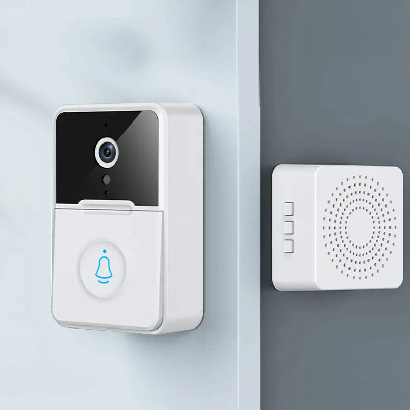 Wireless Security Smart WiFi Doorbell Intercom Video Camera Door Ring Bell Chime Pi-Mart