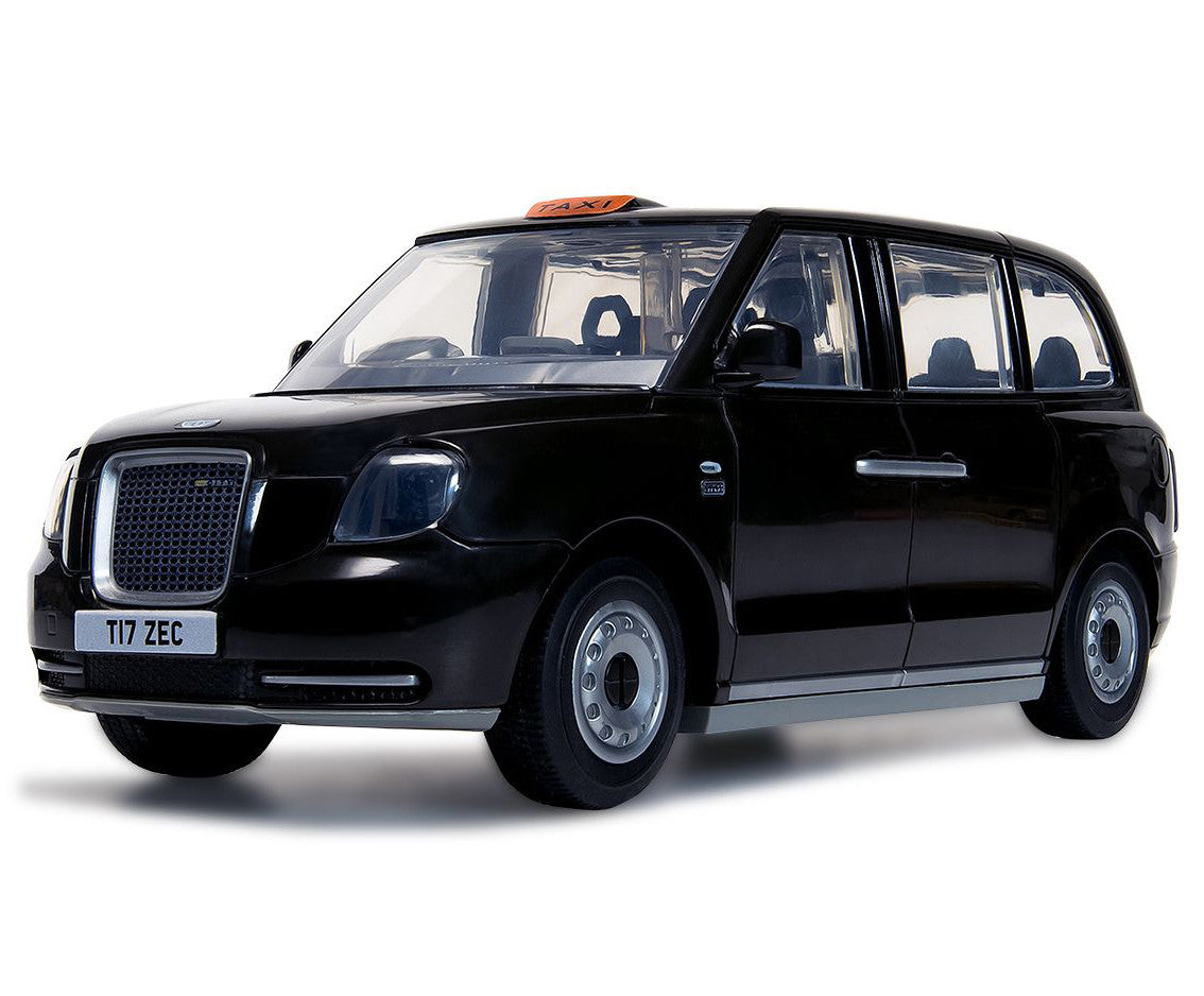 Skill 1 Model Kit London Taxi LEVC TX Black Snap Together Painted Plastic Model Car Kit by Airfix Quickbuild Airfix Quickbuild