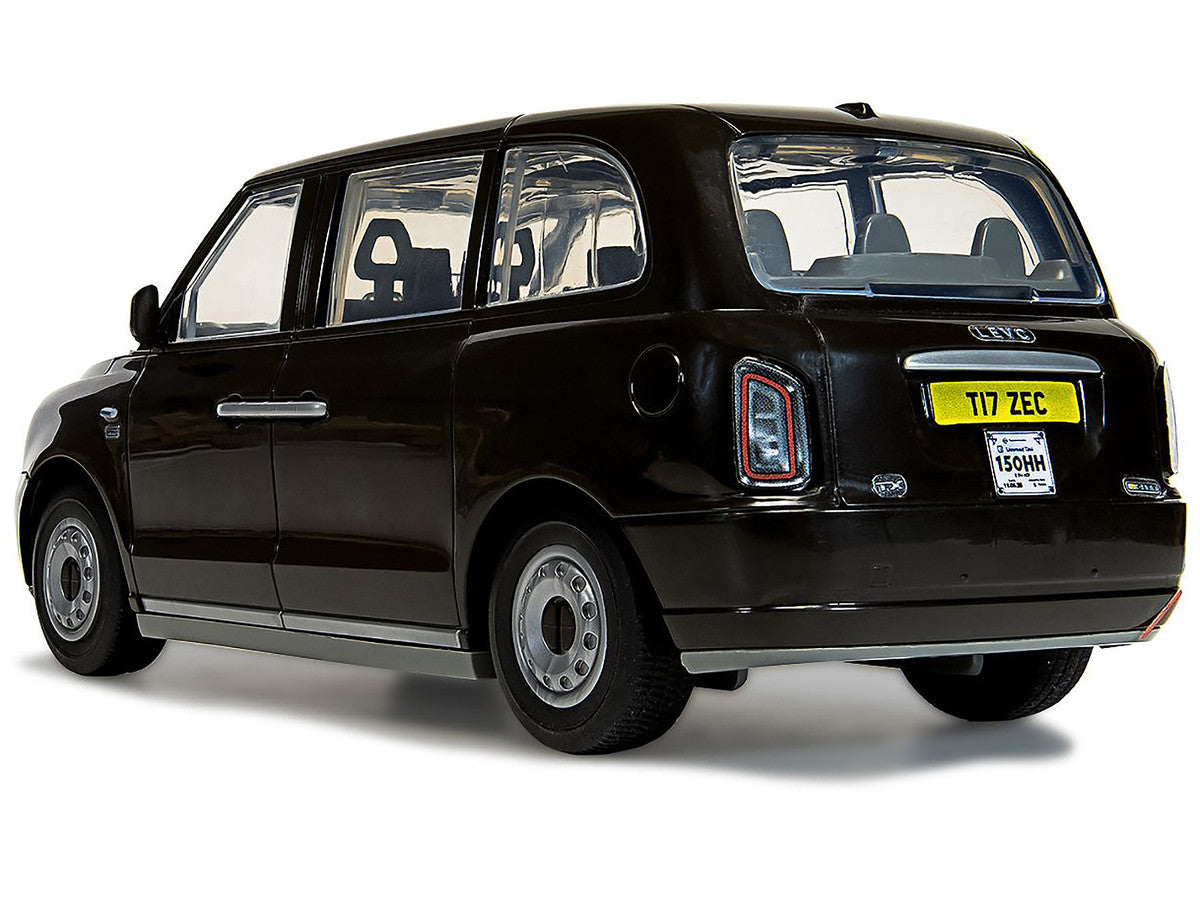 Skill 1 Model Kit London Taxi LEVC TX Black Snap Together Painted Plastic Model Car Kit by Airfix Quickbuild Airfix Quickbuild