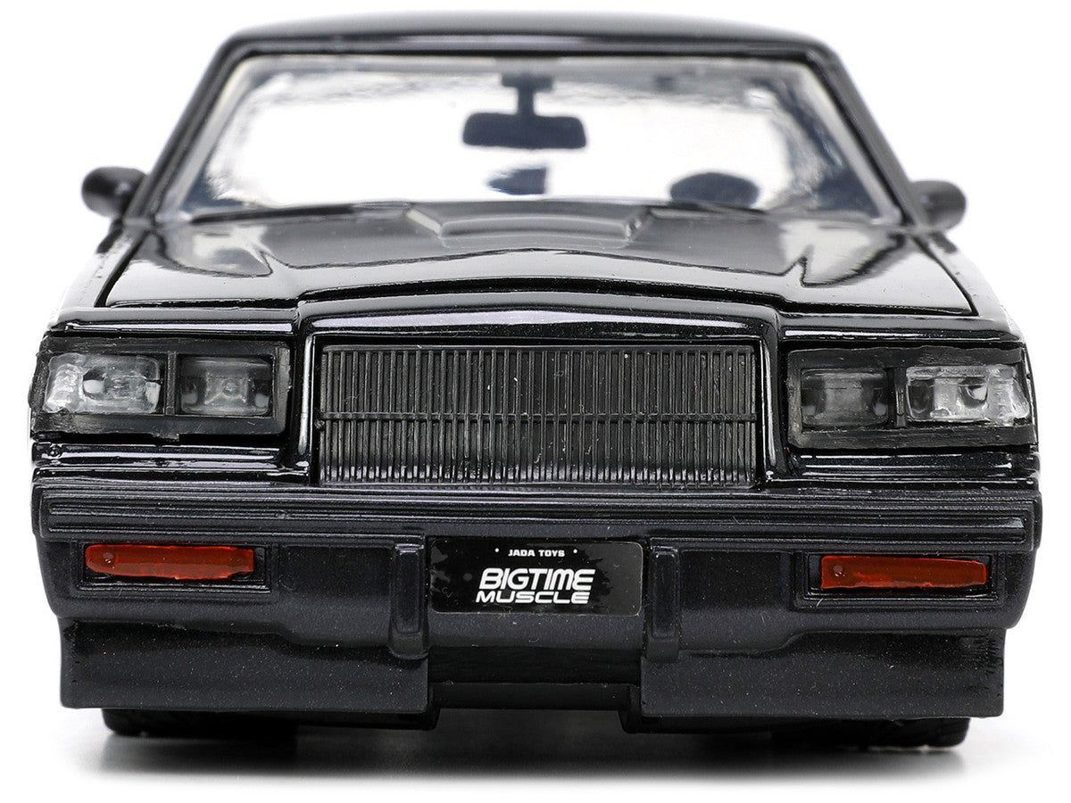 1987 Buick Grand National Black Metallic "Blackbird" "Bigtime Muscle" Series 1/24 Diecast Model Car by Jada Jada