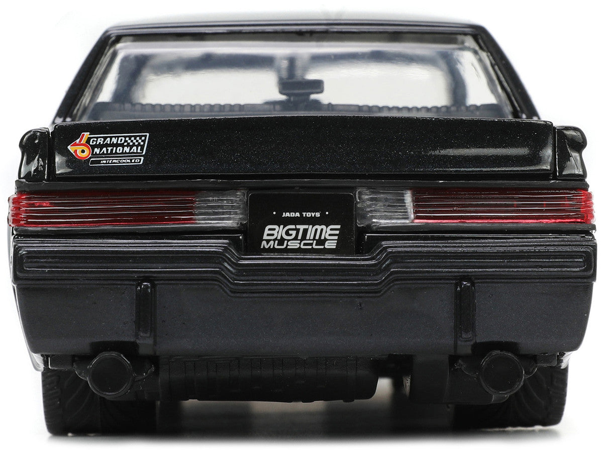 1987 Buick Grand National Black Metallic "Blackbird" "Bigtime Muscle" Series 1/24 Diecast Model Car by Jada Jada