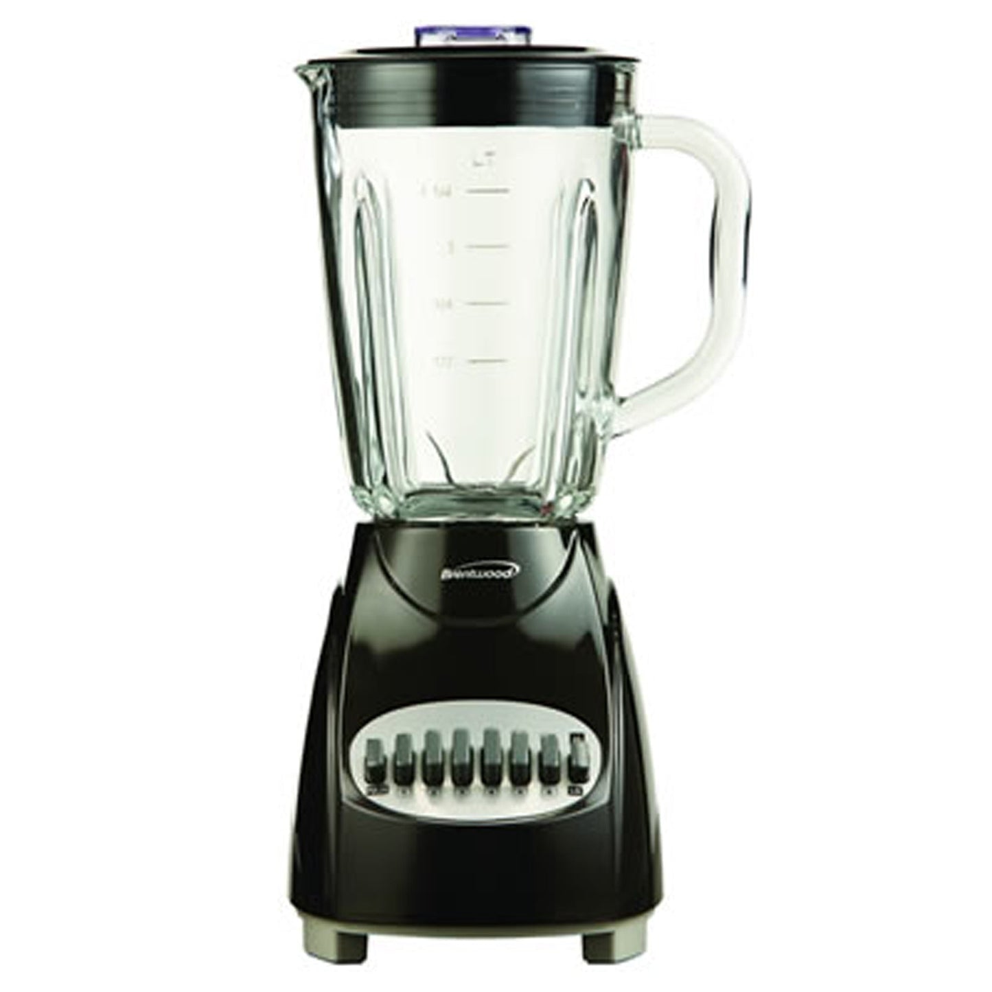 Brentwood 12 Speed Blender with Glass Jar in Black W2B