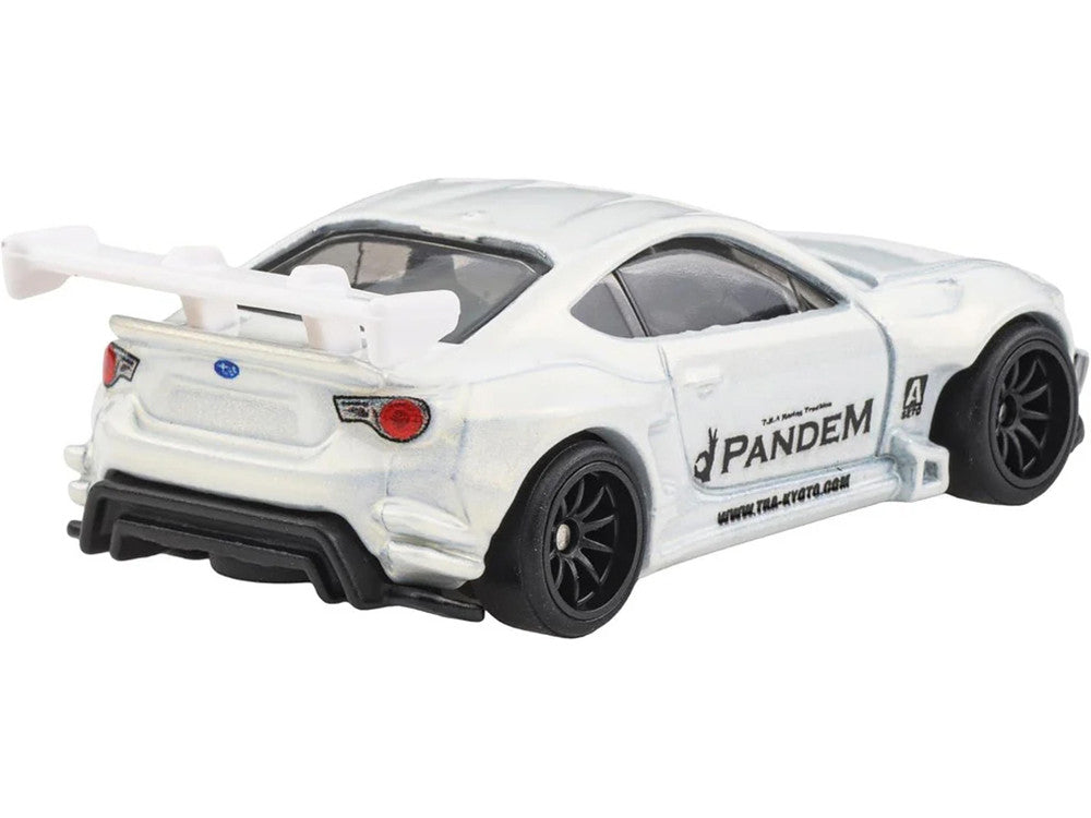 Subaru BRZ Pandem RHD (Right Hand Drive) White Metallic "Circuit Legends" Series Diecast Model Car by Hot Wheels Hotwheels