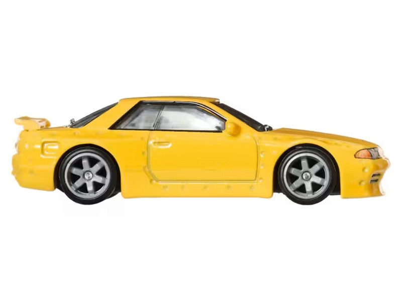 Nissan Skyline GT-R (R32) Pandem RHD (Right Hand Drive) Yellow "Ronin Run II" Series Diecast Model Car by Hot Wheels Hotwheels