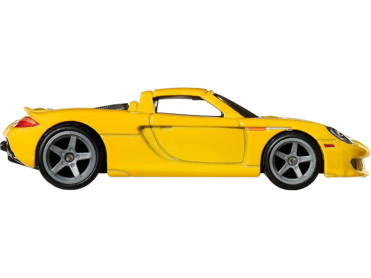 Porsche Carrera GT Yellow "Timeless Icons" Series Diecast Model Car by Hot Wheels-1