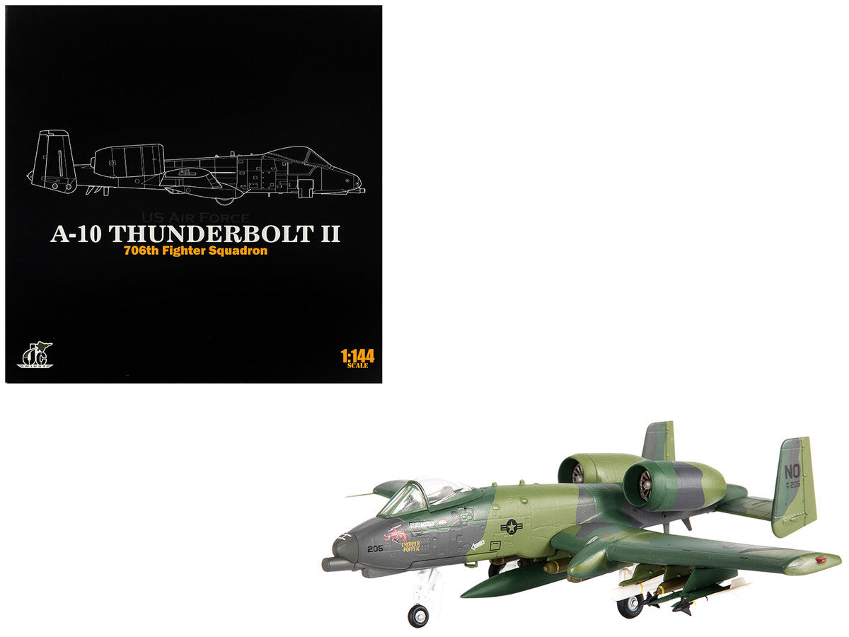 Fairchild Republic A-10 Thunderbolt II Attack Aircraft "23rd Tactical Fighter Wing 706th Fighter Squadron Operation Desert Storm" (1991) United States Air Force 1/144 Diecast Model by JC Wings JC Wings