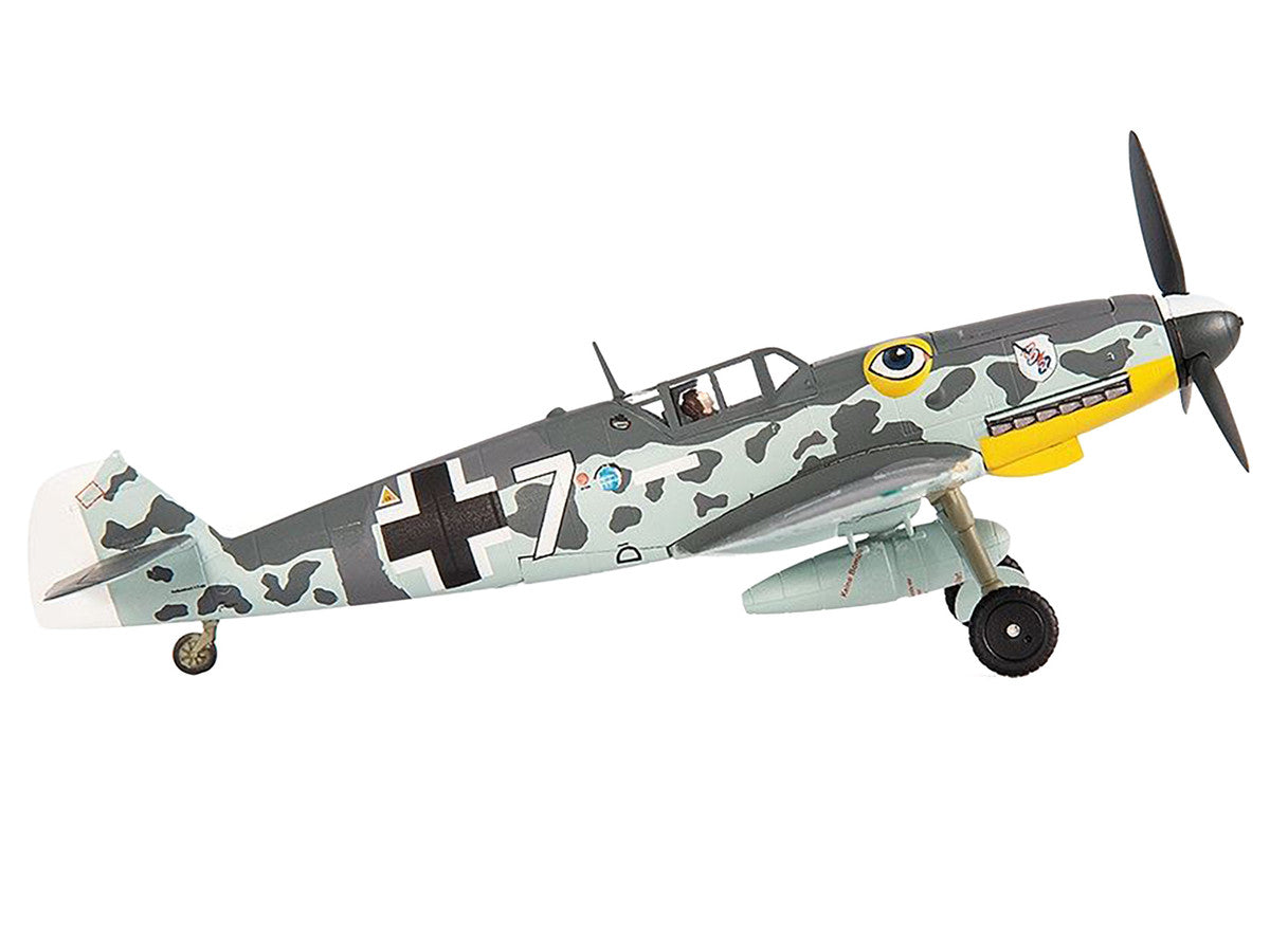 Messerschmitt BF 109G-6 Fighter Aircraft "JG 51 Bulgaria" (1944) German Luftwaffe 1/72 Die Cast Model by JC Wings JC Wings