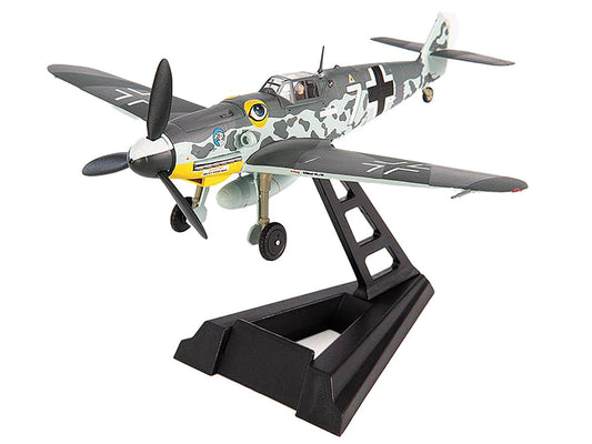 Messerschmitt BF 109G-6 Fighter Aircraft "JG 51 Bulgaria" (1944) German Luftwaffe 1/72 Die Cast Model by JC Wings JC Wings