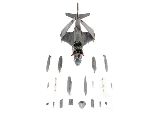Grumman EA-6B Prowler Attack Aircraft "VAQ-136 Gauntlets USS George Washington" (2012) United States Navy 1/72 Diecast Model by JC Wings-0