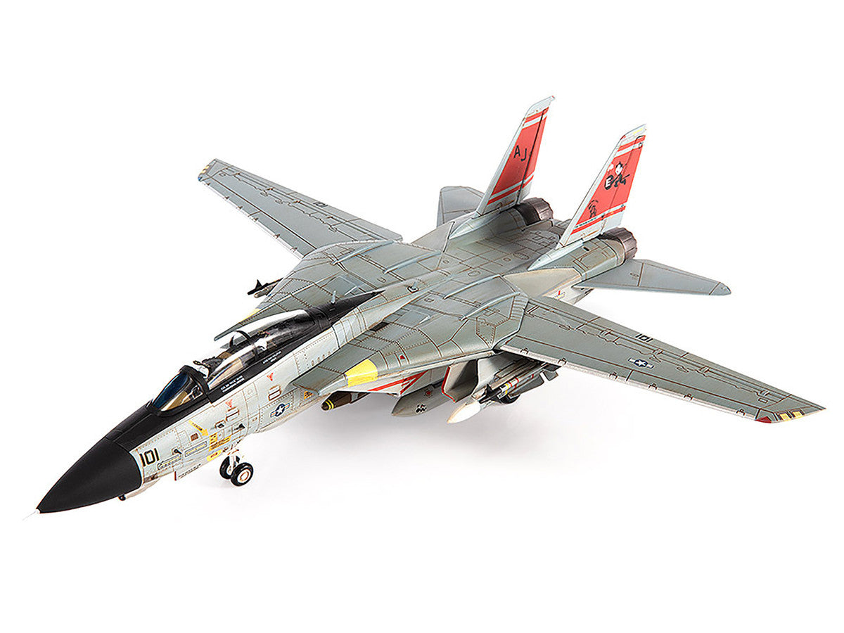 Grumman F-14D Tomcat Fighter Aircraft "VF-31 Tomcatters USS Theodore Roosevelt The Last Flight" (2006) United States Navy 1/72 Diecast Model by JC Wings-2