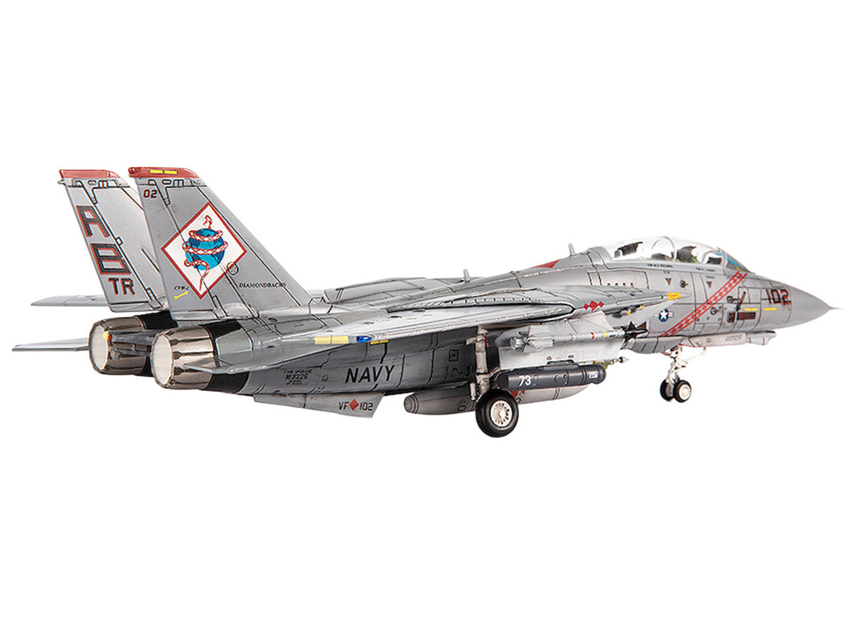 Grumman F-14B Tomcat Fighter Aircraft "VF-102 Diamondbacks Operation Enduring Freedom" (2001) United States Navy 1/72 Diecast Model by JC Wings-1