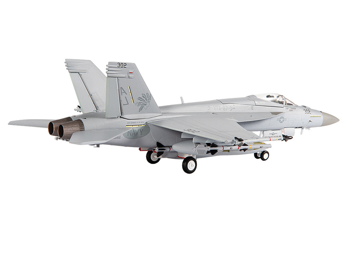 Boeing F/A-18E Super Hornet Aircraft "VFA-87 Golden Warriors USS George H. W. Bush" (2017) United States Navy 1/72 Diecast Model by JC Wings JC Wings
