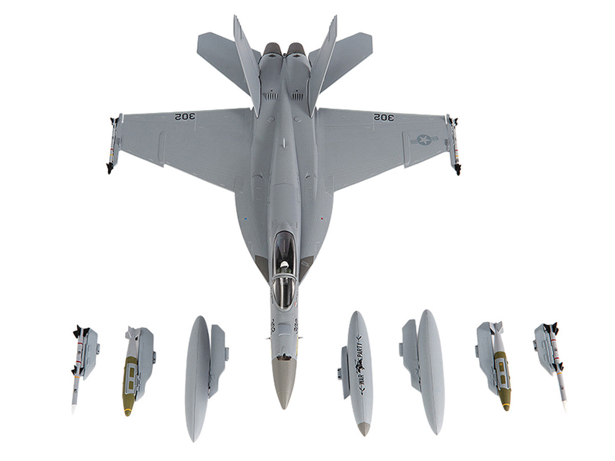 Boeing F/A-18E Super Hornet Aircraft "VFA-87 Golden Warriors USS George H. W. Bush" (2017) United States Navy 1/72 Diecast Model by JC Wings JC Wings
