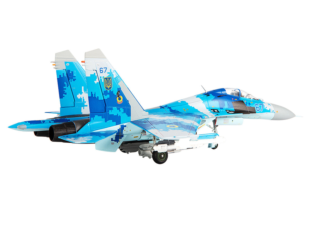Sukhoi Su-27UB Flanker Aircraft "831st Tactical Aviation Brigade" (2017) Ukrainian Air Forces 1/72 Diecast Model by JC Wings-3
