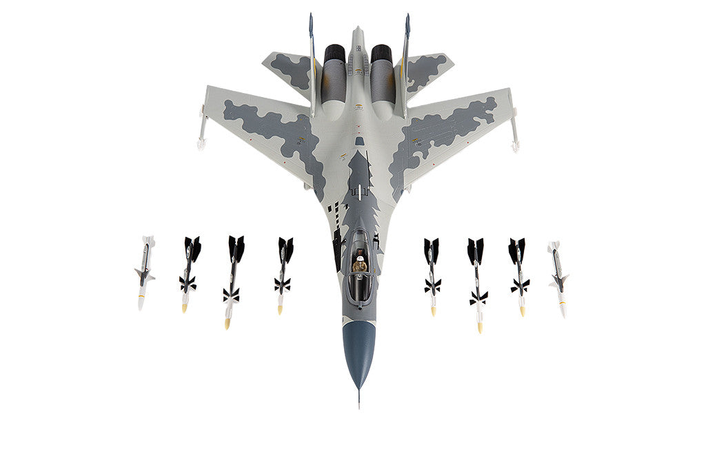 Sukhoi Su-27 Flanker Aircraft "Ukraine War" (2023) Ukrainian Air Forces 1/72 Diecast Model by JC Wings-3
