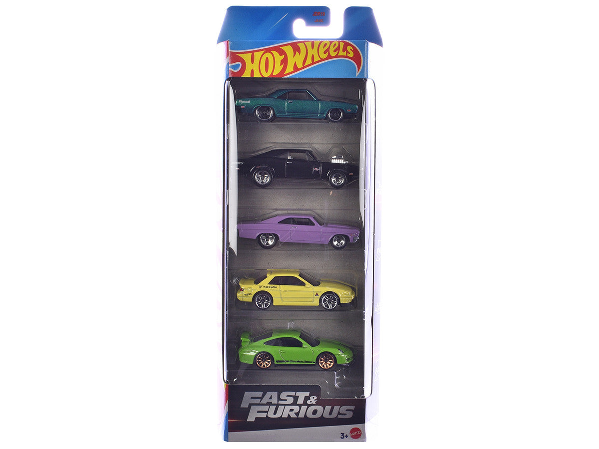 "Fast & Furious" 5 piece Set die Diecast Model Cars by Hot Wheels Hotwheels