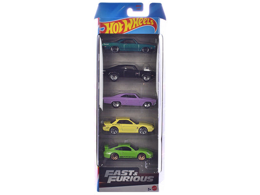 "Fast & Furious" 5 piece Set die Diecast Model Cars by Hot Wheels Hotwheels