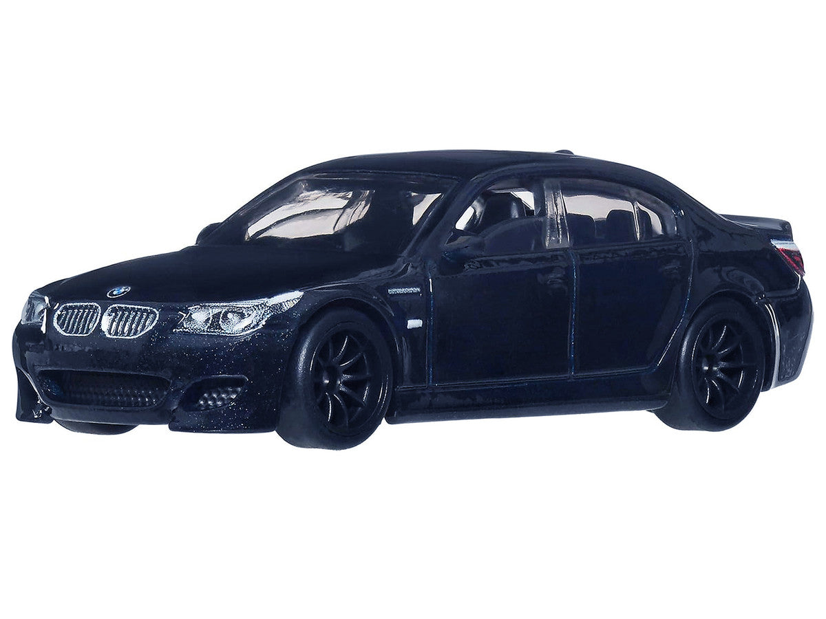2010 BMW M5 Dark Blue Metallic "Fast & Furious 6" (2013) Movie "Fast & Furious" Series Diecast Model Car by Hot Wheels Hotwheels