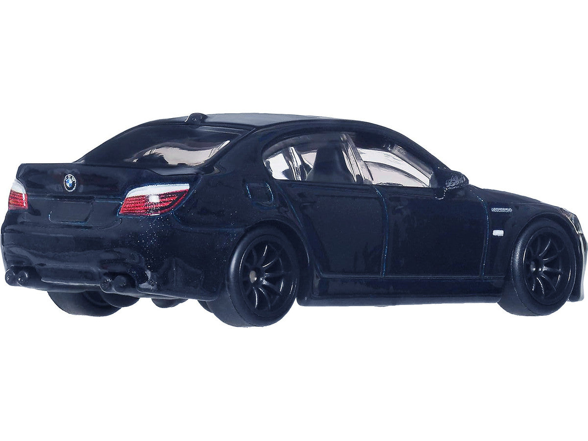 2010 BMW M5 Dark Blue Metallic "Fast & Furious 6" (2013) Movie "Fast & Furious" Series Diecast Model Car by Hot Wheels Hotwheels