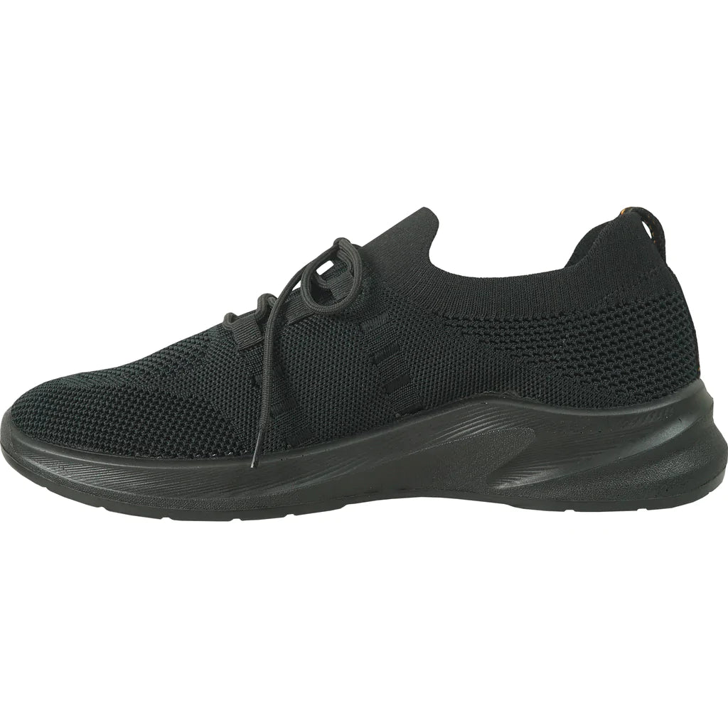 VANGELO Men Slip Resistant Shoe JIMMY-1 Black-4