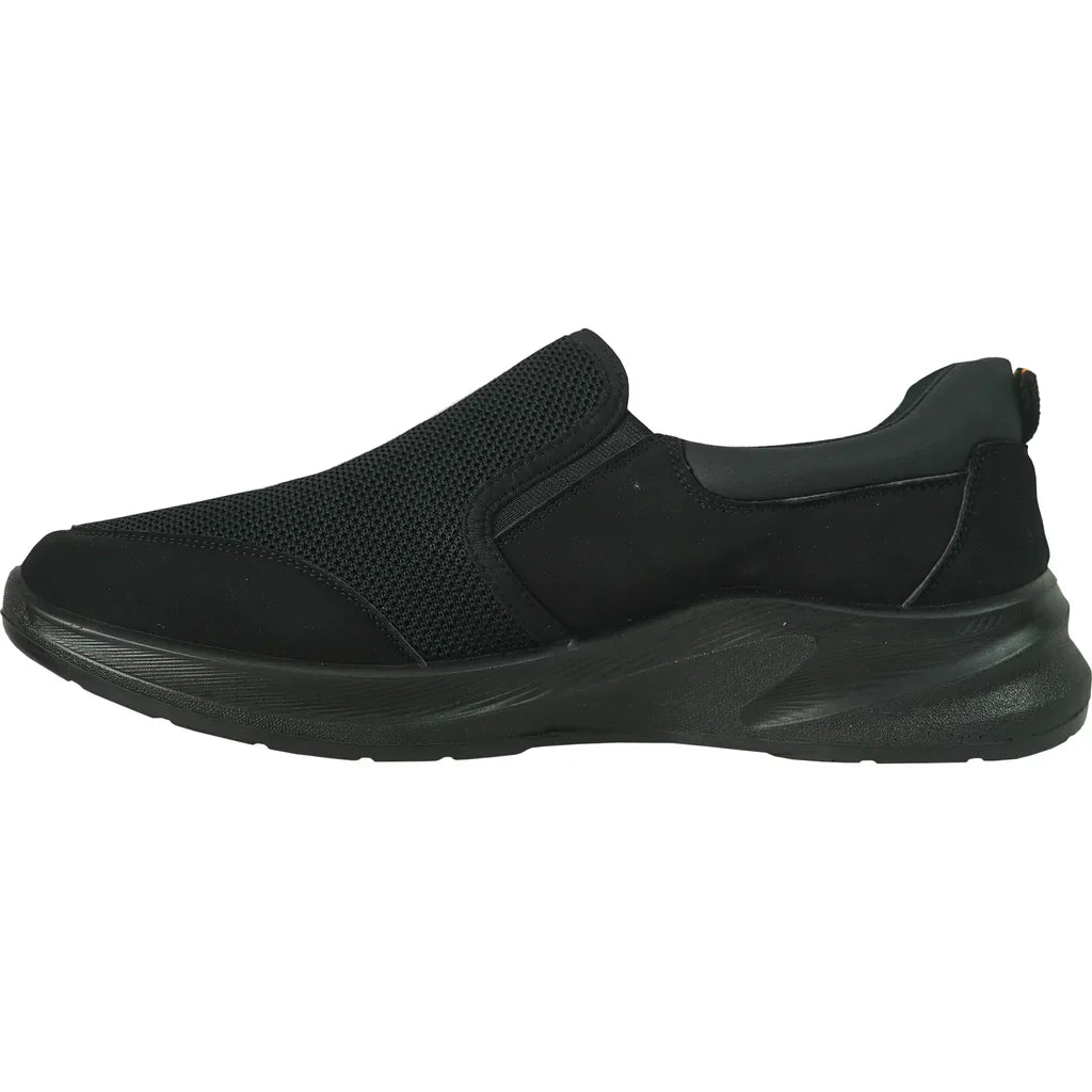 VANGELO Men Slip Resistant Shoe JIMMY-2 Black-4
