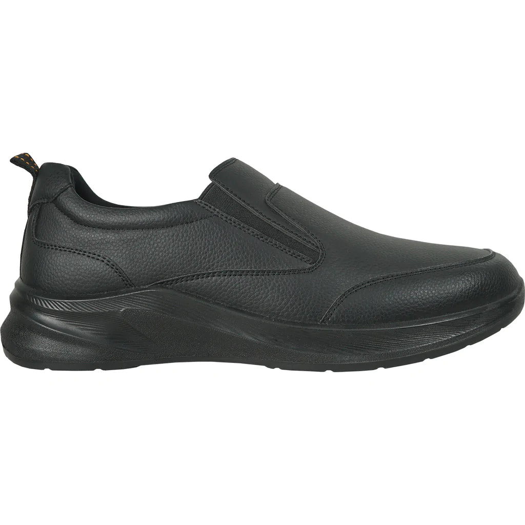 VANGELO Men Slip Resistant Shoe JIMMY-3 Black Tux-USA