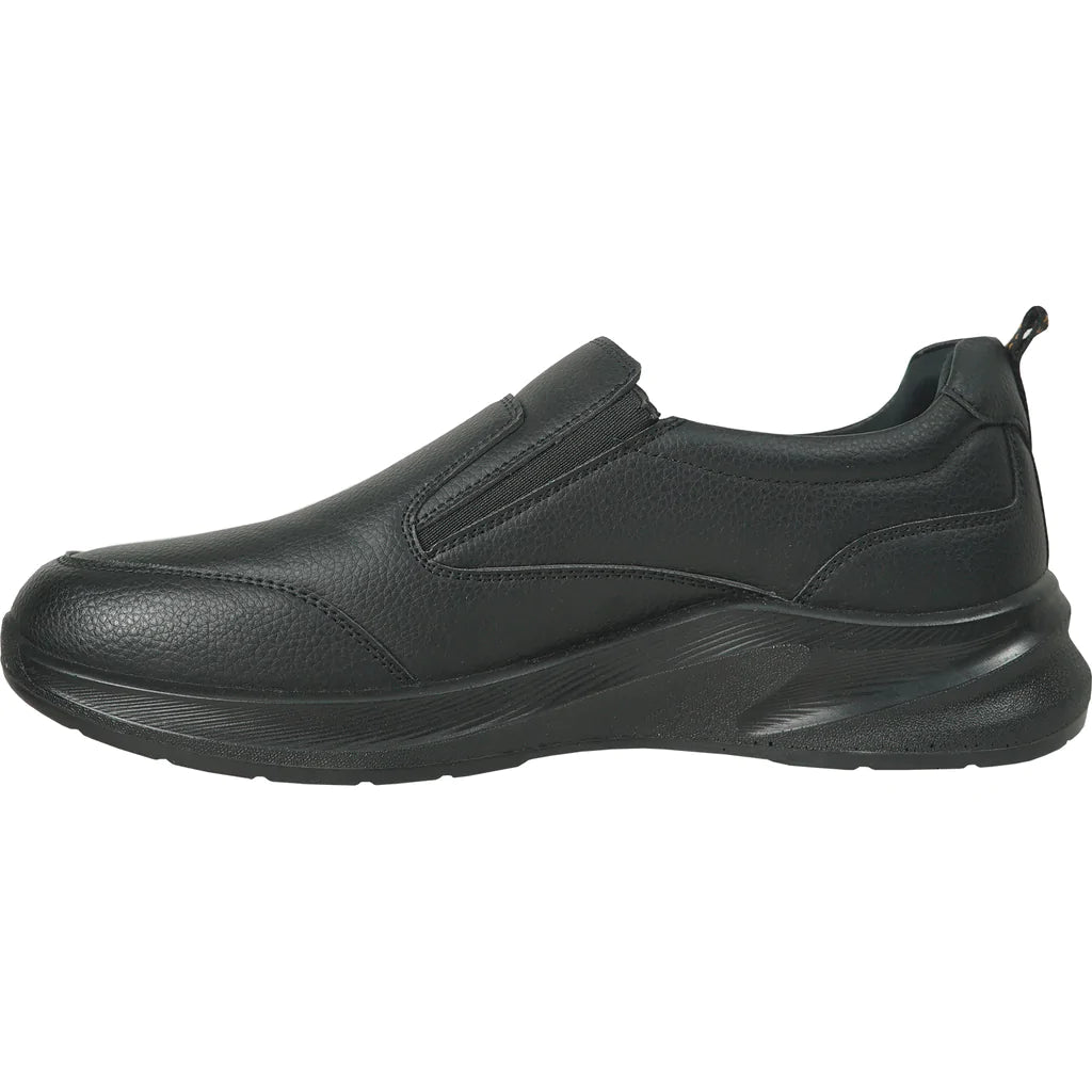VANGELO Men Slip Resistant Shoe JIMMY-3 Black Tux-USA