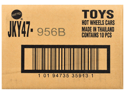 "Pantone" 10 piece Set B "Silver Series" Diecast Model Cars by Hot Wheels Hotwheels