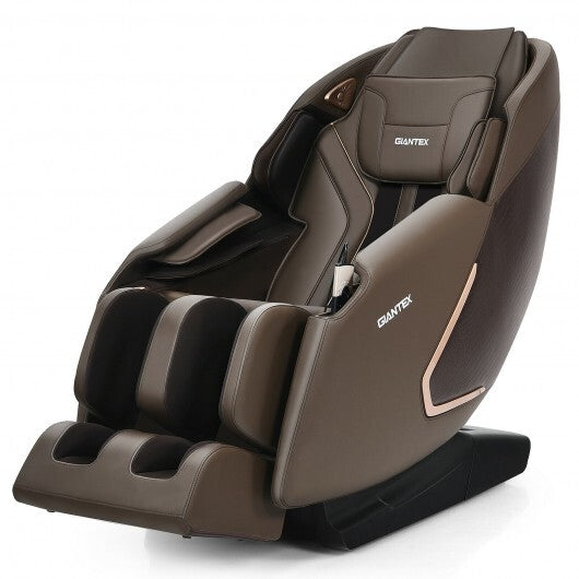 Soothe 10-Full Body Zero Gravity Massage Chair with SL Track Heat Installation-free-Brown