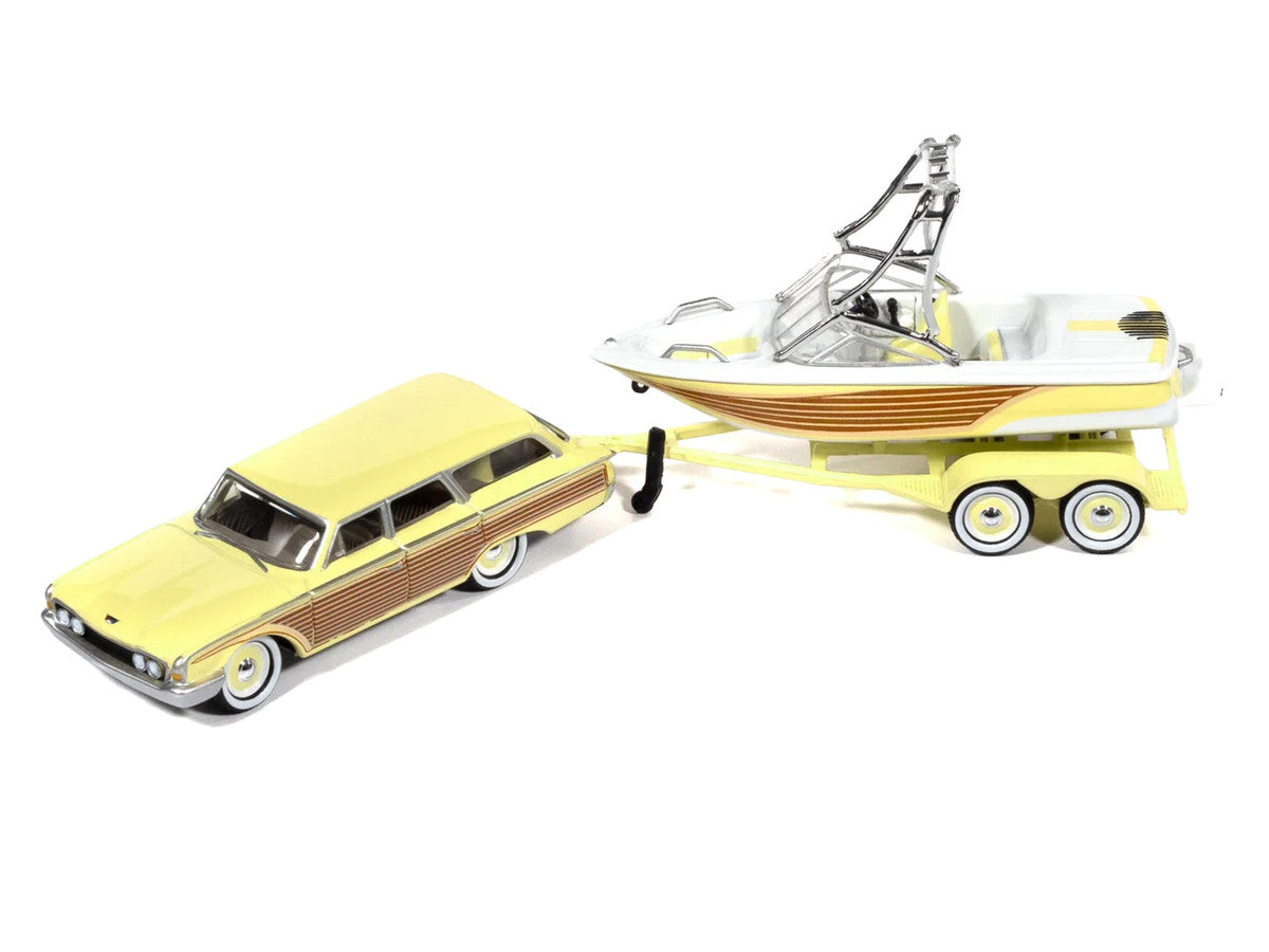 "Tow & Go" 2026 Release 2 Set of 3 pieces 1/64 Diecast Model Cars by Johnny Lightning Johnny Lightning