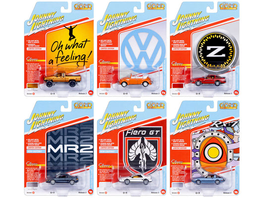 "Classic Gold Collection" 2026 Release 1 Set B of 6 Cars 1/64 Diecast Model Cars by Johnny Lightning-0