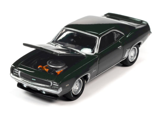 1969 Chevrolet COPO Camaro RS Fathom Green Metallic "MCACN (Muscle Car and Corvette Nationals)" Limited Edition to 4140 pieces Worldwide "Muscle Cars USA" Series 1/64 Diecast Model Car by Johnny Lightning