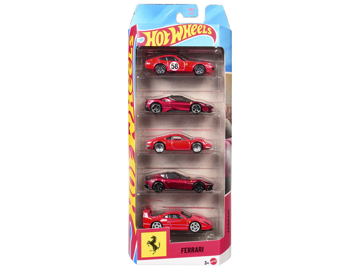 Ferrari 5 piece Set by Hot Wheels Diecast Model Cars by Hot Wheels-2
