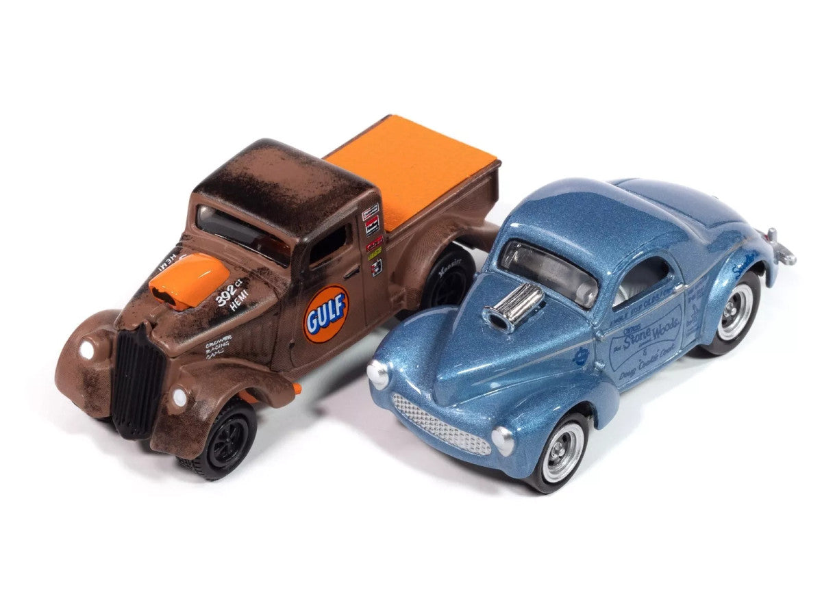 Johnny Lightning "2-Packs" 2024 Release 1 Set A of 6 pieces 1/64 Diecast Model Cars by Johnny Lightning Johnny Lightning