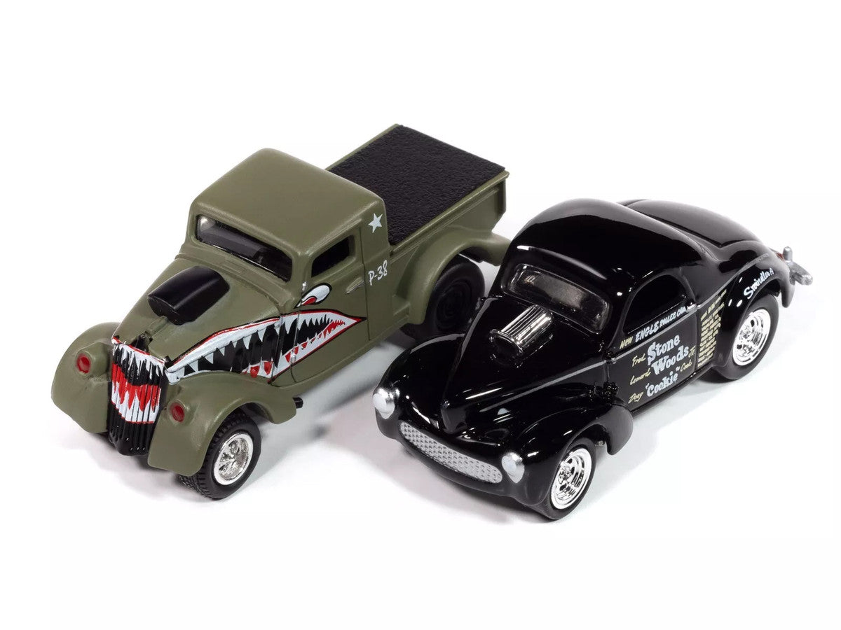 Johnny Lightning "2-Packs" 2024 Release 1 Set B of 6 pieces 1/64 Diecast Model Cars by Johnny Lightning Johnny Lightning
