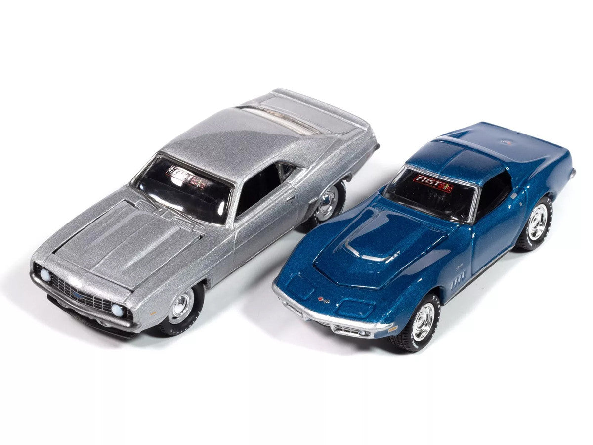 Johnny Lightning "2-Packs" 2024 Release 1 Set B of 6 pieces 1/64 Diecast Model Cars by Johnny Lightning Johnny Lightning