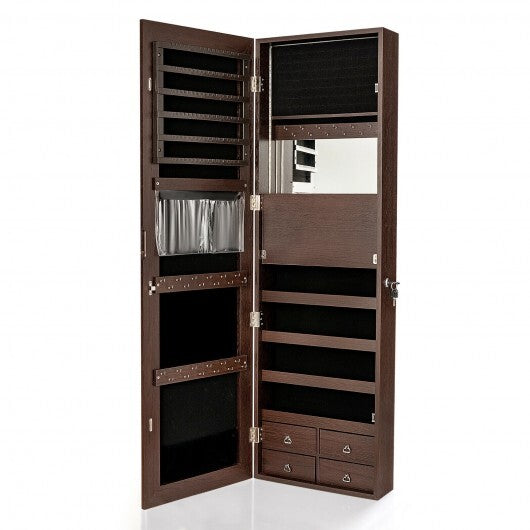 Multipurpose Storage Cabinet with 4 Drawers-Black