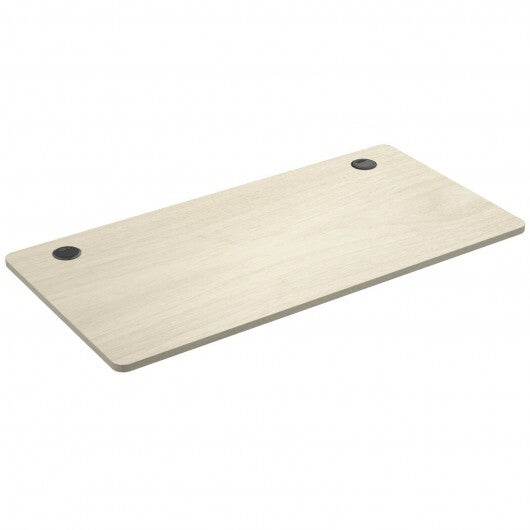 47" x 24" Universal Tabletop for Standard and Standing Desk Frame-Natural