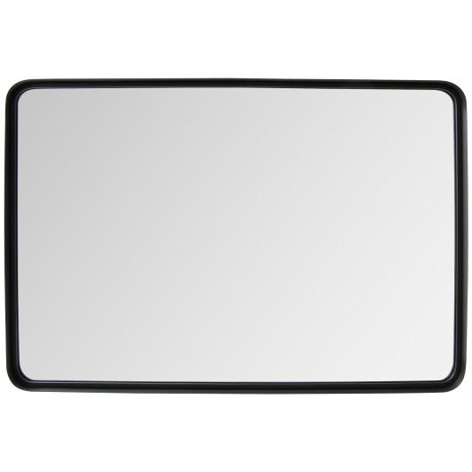 Rectangular Wall Mount Bathroom Mirror Vanity Mirror-L - Color: Black - Size: L W2B