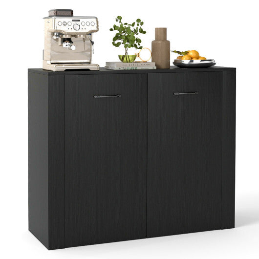 38" Buffet Modern Sideboard Cabinet with Storage-Natural W2B