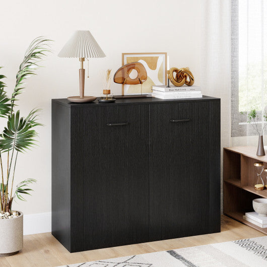38" Buffet Modern Sideboard Cabinet with Storage-Natural W2B