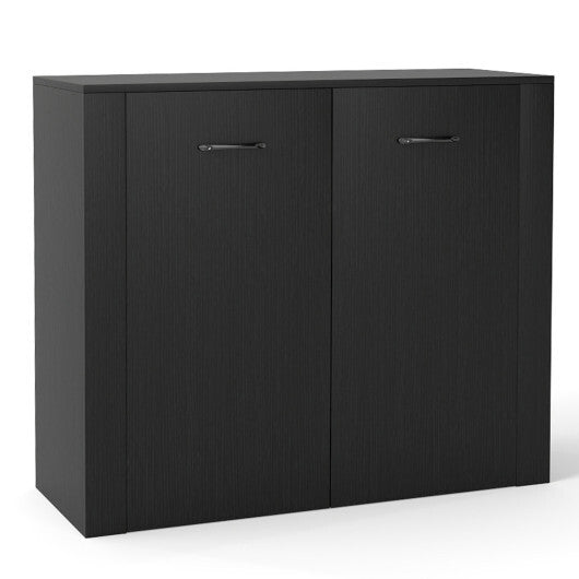 38" Buffet Modern Sideboard Cabinet with Storage-Natural W2B